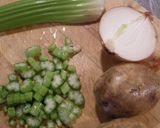 セロリのスープ作り方1写真