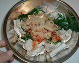 豚しゃぶとキムチのごま和え作り方4写真