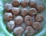 鶏つくねの胡麻汁作り方1写真