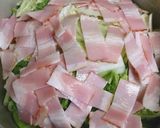 白菜とベーコンの煮物作り方3写真