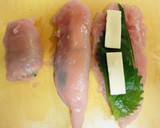 サクサク☆ささみのチーズ大葉挟みフライ作り方2写真