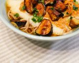 あったか♡茄子入り納豆とろろそば作り方4写真