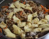秋の気配！塩麹豚肉de切干し大根の煮物作り方3写真