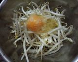 簡単！もやしと卵のレンジ蒸し作り方2写真