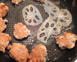 えびと蓮根のごろごろすり身揚げ作り方8写真