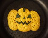 かぼちゃのホットケーキ♪ハロウィンに♪作り方6写真