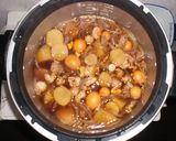 鶏玉ひも(キンカン)の肉じゃが煮作り方5写真
