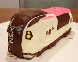 電車ケーキ☆成田エクスプレス版作り方7写真