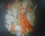 本つゆで白菜と豚肉のあんかけ丼作り方7写真