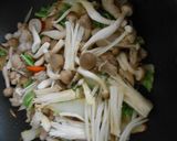 本つゆで白菜と豚肉のあんかけ丼作り方10写真