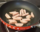 かぼちゃのスイートチリソース炒め作り方4写真
