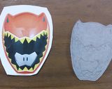 ☆キョウリュウジャー キャラ弁☆作り方1写真