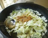 キャベツとハムのかき玉あんかけ♪作り方1写真