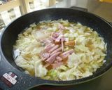 キャベツとハムのかき玉あんかけ♪作り方2写真