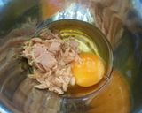 簡単✿ツナ卵丼作り方1写真