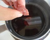花豆梅甘煮作り方3写真