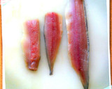 レンジで酒蒸し☆さんまの梅しそロール作り方1写真
