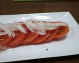 トマトと玉ねぎでお花サラダ作り方7写真