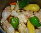 手羽元とジャガイモの照り醤油煮作り方3写真