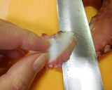 たこのガーリック梅肉和え　どすぇ作り方1写真