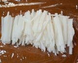 大根の卵とじ煮☆作り方1写真