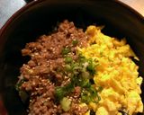 簡単手抜き 豚そぼろ丼作り方5写真