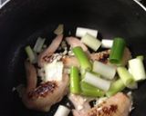 風邪撃退！参鶏湯風 鶏手羽ねぎスープ作り方5写真