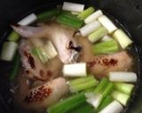 風邪撃退！参鶏湯風 鶏手羽ねぎスープ作り方6写真