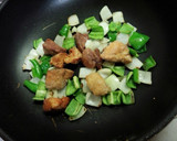 豚の唐揚げと野菜の甘辛炒め♪作り方8写真