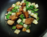 豚の唐揚げと野菜の甘辛炒め♪作り方9写真