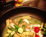 あさりと野菜のクリームソースパスタ♪作り方9写真