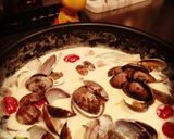 あさりと野菜のクリームソースパスタ♪作り方12写真