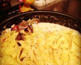 あさりと野菜のクリームソースパスタ♪作り方13写真