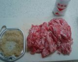 ☆豚のトマトしょうが焼きでタコライス☆作り方2写真