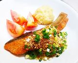 秋鮭のムニエル ～ 香味パン粉ソース作り方8写真