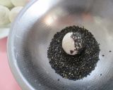 たこ焼き器でごま団子作り方4写真