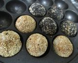 たこ焼き器でごま団子作り方6写真