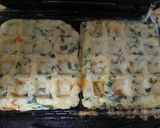 おから入りヘルシー♡お好み焼きなワッフル作り方5写真