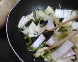 白菜とピーマンのカレー炒め作り方2写真