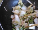白菜とピーマンのカレー炒め作り方3写真
