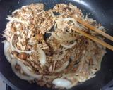 納豆ツナきのこ豆乳パスタ作り方4写真