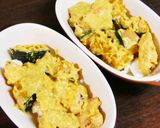 【胸肉で！】ヘルシー和風かぼちゃグラタン作り方9写真