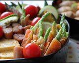 お弁当に！野菜のこんがりチーズ巻き作り方5写真