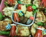2013年運動会お弁当（小学校ver.）作り方2写真
