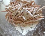 みょうがとかぼちゃのかき揚げ作り方2写真