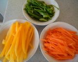 カラフル野菜の肉巻き♪お弁当にもグ〜♡作り方1写真