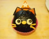 ハロウィン★黒ネコちゃんおにぎりの弁当作り方6写真