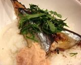 焼きサンマの明太とろろ丼作り方4写真