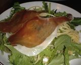 【3行レシピ】生ハムとルッコラのパスタ作り方3写真