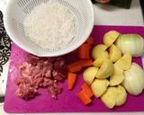 圧力鍋で時短☆我が家の簡単肉じゃが作り方1写真